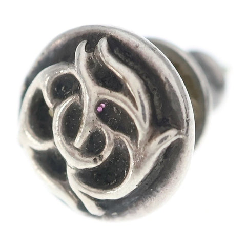 Chrome Hearts Vine Floral Silver Earring (Single)