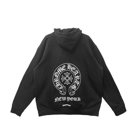 Chrome Hearts New York Black Horseshoe Hoodie