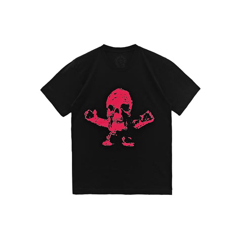 Chrome Hearts FOTI Neon Pink Black Tee