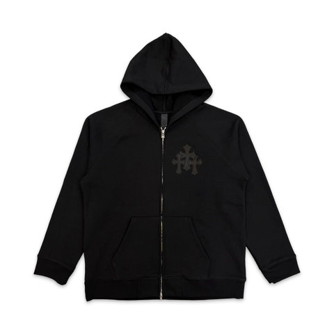 Chrome Hearts Paper Jam Black/Black Zip