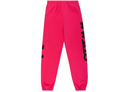 Sp5der Beluga Pink Sweatpants