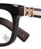 Chrome Hearts See You In Tea Black/Gold Glasses