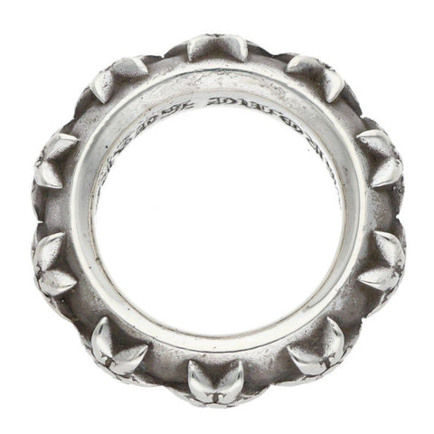Chrome Hearts Star Band Silver Ring