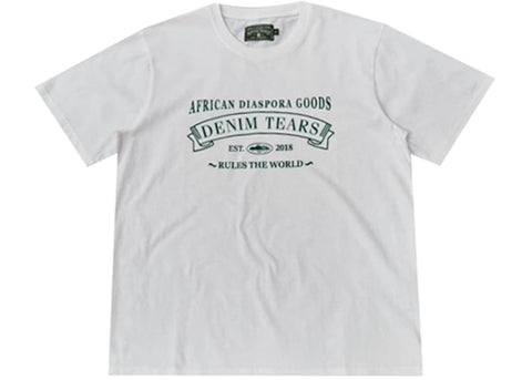 Denim Tears Corteiz White Tee