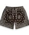 Bravest Studios Brown Two Tone Paisley Shorts