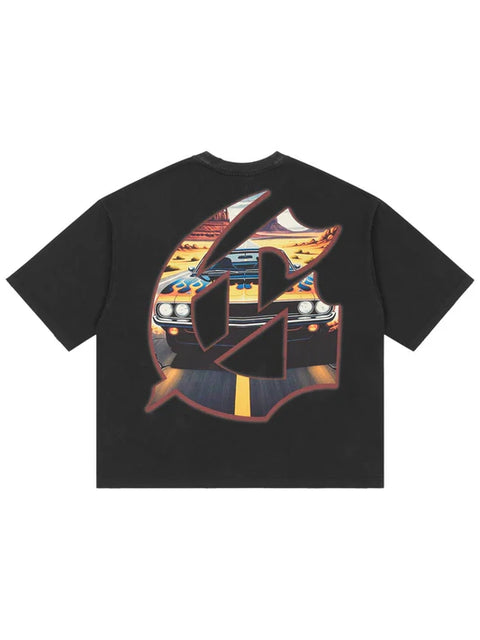 Godspeed On The Run II Black Tee