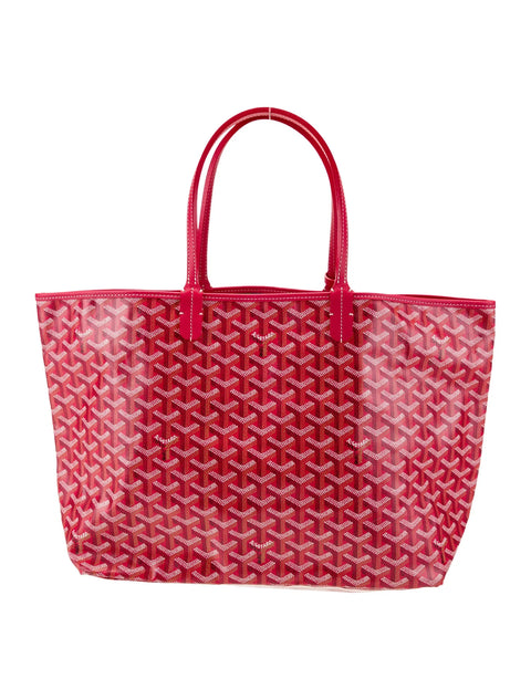 Goyard Le Jardin St. Louis Red Tote Bag