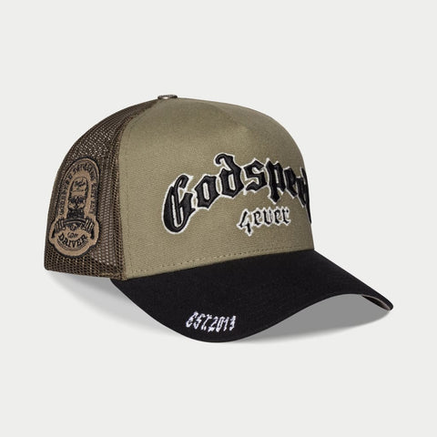 Godspeed GS Forever Olive Black Trucker