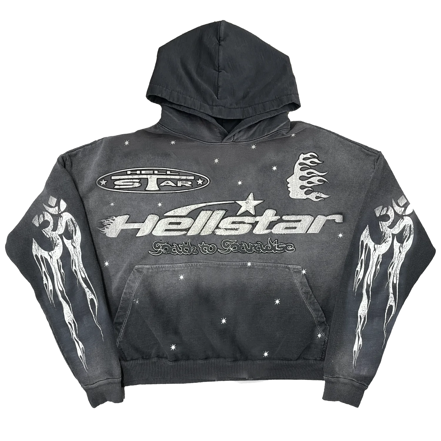 Hellstar Racer Black Hoodie – Courtside Kicks