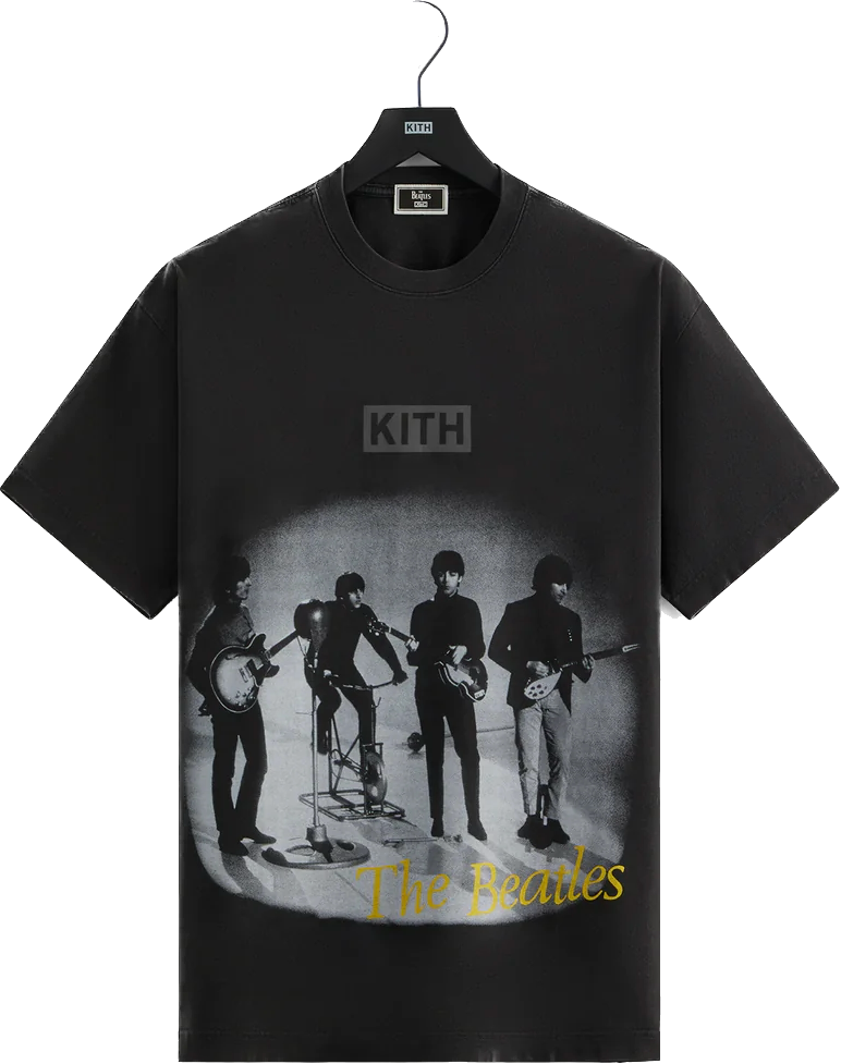 Kith The Beatles I Feel Fine Black Tee