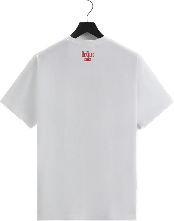 Kith The Beatles Red Roses White Tee