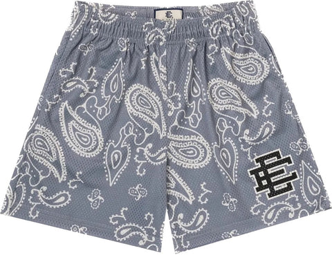 Eric Emanuel Grey Paisley Shorts