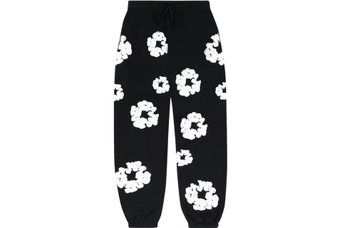 Denim Tears Cotton Wreath Black Sweatpants