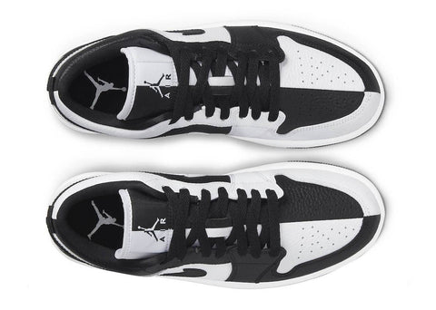 Split Black White Jordan 1 Low