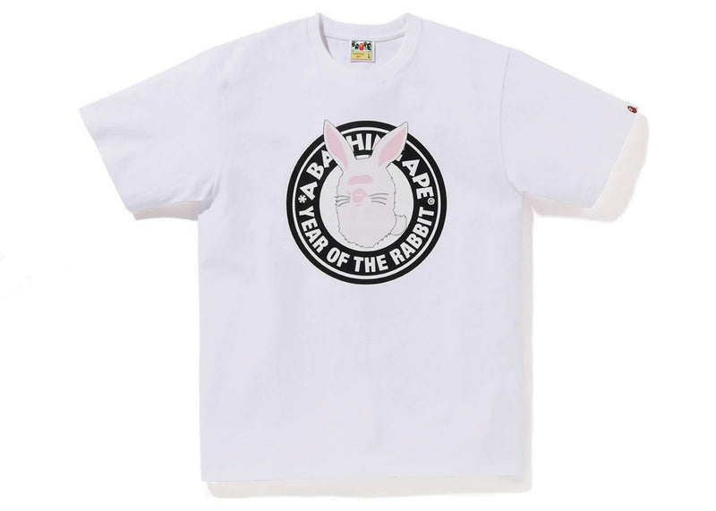 BAPE Year Of The Rabbit Ape Head White Tee