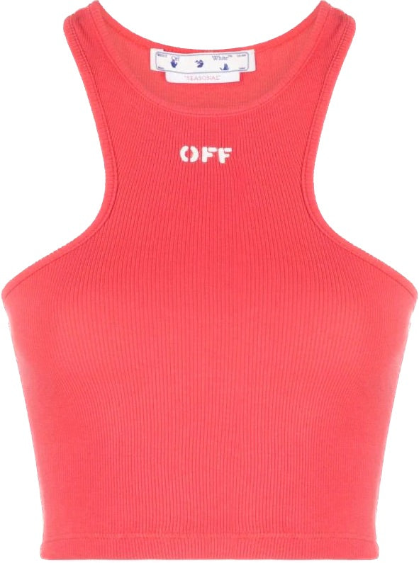 Off-White Red Tank Top
