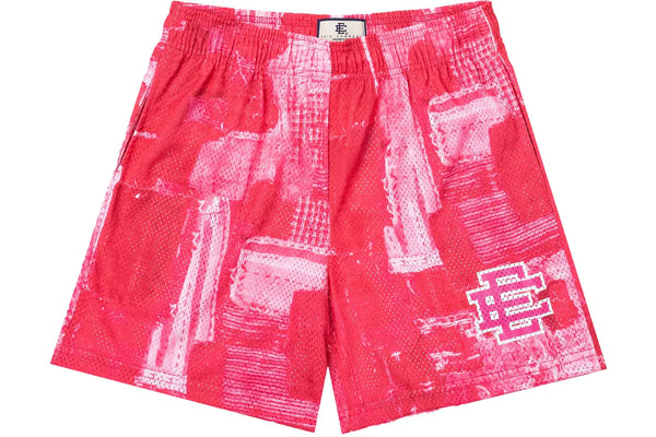 Eric Emanuel Pink Denim Shorts