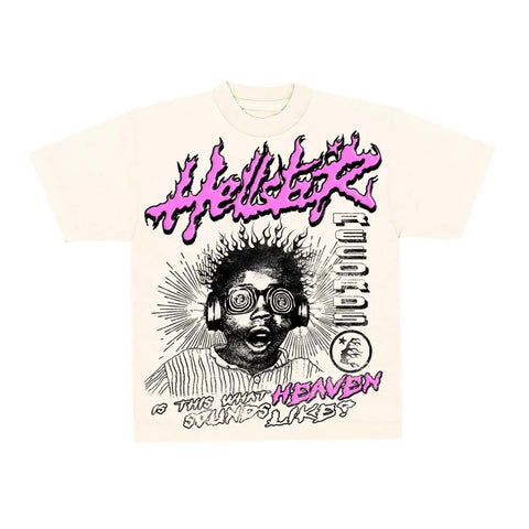 Hellstar Sounds Like Heaven Cream Tee
