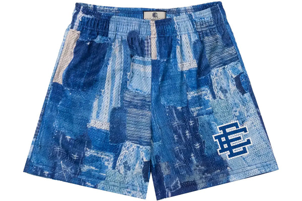 Eric Emanuel Blue Denim Shorts