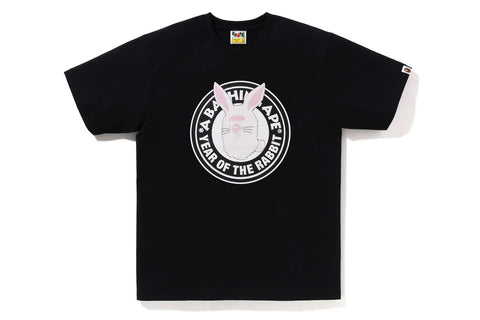 BAPE Year Of The Rabbit Ape Head Black Tee