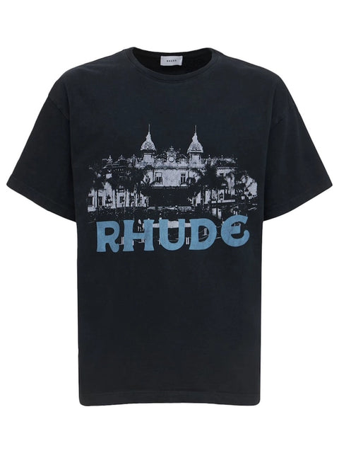 Rhude Casino Black Tee