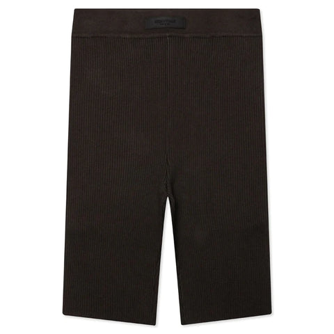 Essentials Ss23 Off Black Rib Shorts