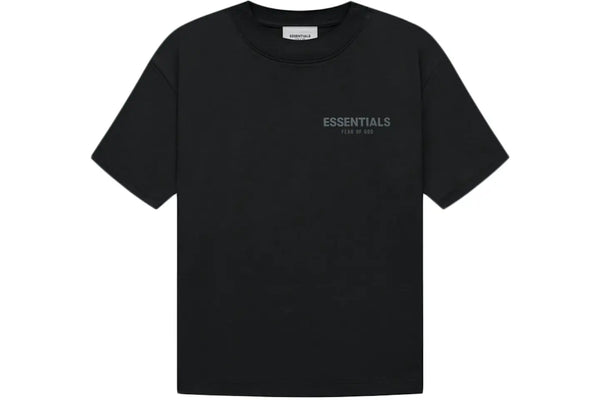 Essentials Chest Logo Black Tee