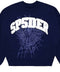 Sp5der Blue Web Crewneck