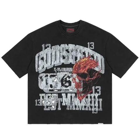 Godspeed Seeing Double Black Tee