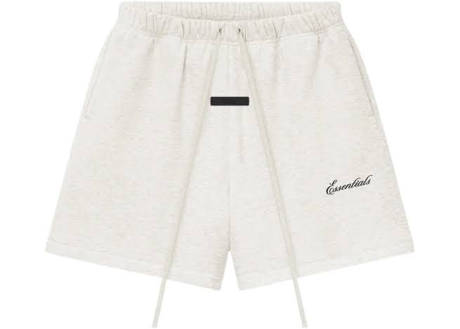 Essentials SS26 Classic Oatmeal Heather Sweatshorts – Courtside Kicks