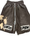 Paly Hollywood Sin Washed Brown Shorts