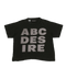 Bottega Desires ABC Desires Black Tee