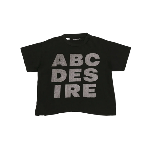 Bottega Desires ABC Desires Black Tee