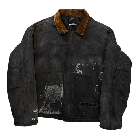 ERD Chore Black Canvas Jacket