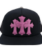 Chrome Hearts Pink Cemetery Black Trucker