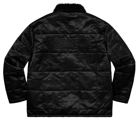 Supreme Quilted Cordura Lined Black Jacket