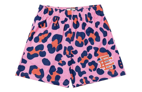 Eric Emanuel Pink Leopard Shorts