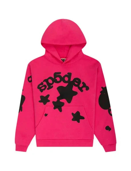 Sp5der Beluga Pink Hoodie