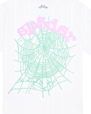 Sp5der Web White Tee