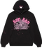 Sp5der 555 Angel Number Black/Pink Hoodie