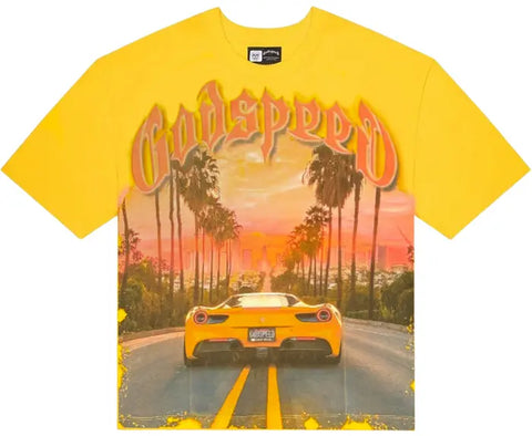 Godspeed Sunset BLVD Yellow Tee