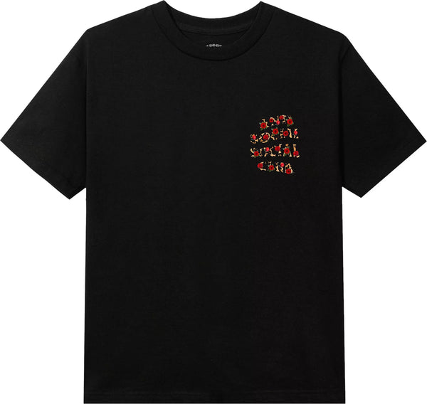 ASSC Cheetah Rose Black Tee