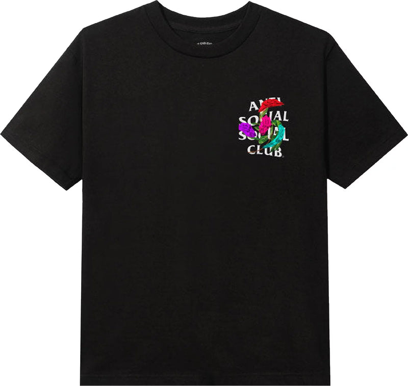 ASSC Flower Logo Black Tee