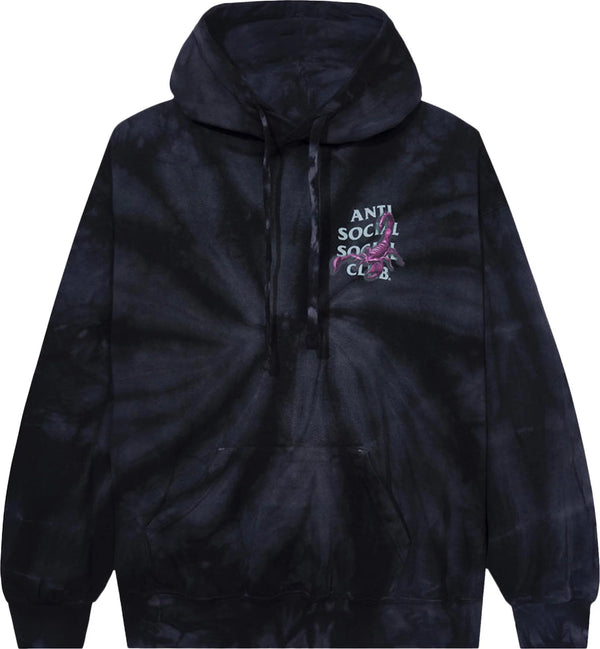 ASSC Moodsting Black Tie Dye Hoodie