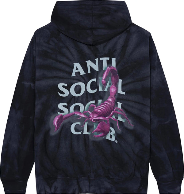 ASSC Moodsting Black Tie Dye Hoodie