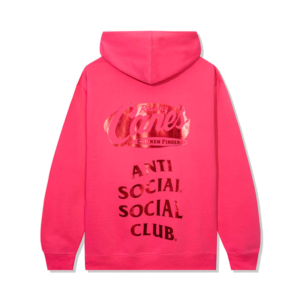 ASSC X Raising Canes Shimmer Stack Pink Hoodie