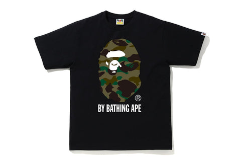 Bape 1st Green Camo By Bathing Ape Black Tee