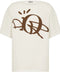 Cactus Jack Dior Brown Logo Distressed Tee White