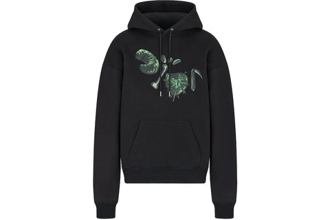 Cactus Jack Dior Green Logo Hoodie Black