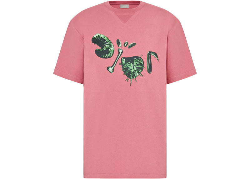 Cactus Jack Dior Green Logo Tee Pink â Courtside Kicks